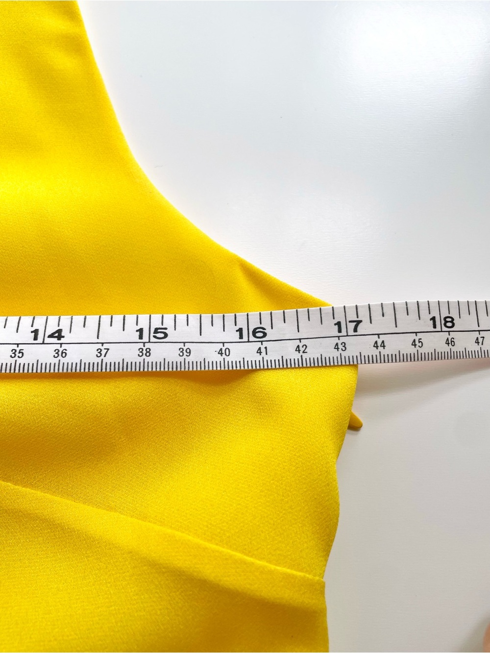 Halston Heritage Yellow White Ombre Chiffon Draped Layered Asymmetrical Dress 4 - Picture 10 of 15
